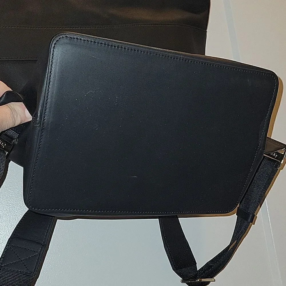 Coaucracy  Leather Backpack Travel Bag Luggage Sleeve Made in USA